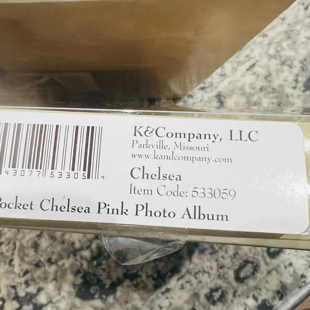 K & COMPANY FRAME A NAME CUSTOM PERSONALIZED FLOWER PHOTO ALBUM